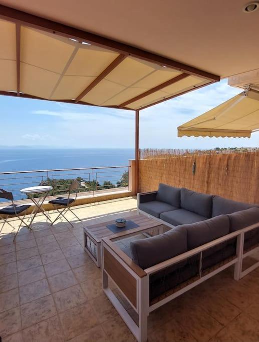 Simply Meraki Gytheian Apt With Panoramic Sea View Gíthio Kültér fotó